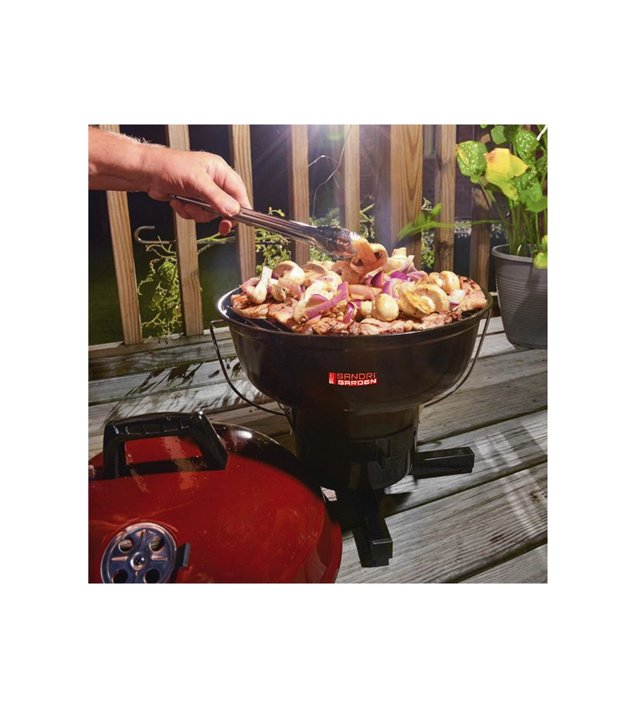 BARBECUE A CARBONELLA PORTATILE SANDRIGARDEN 36X36X46,5 CM