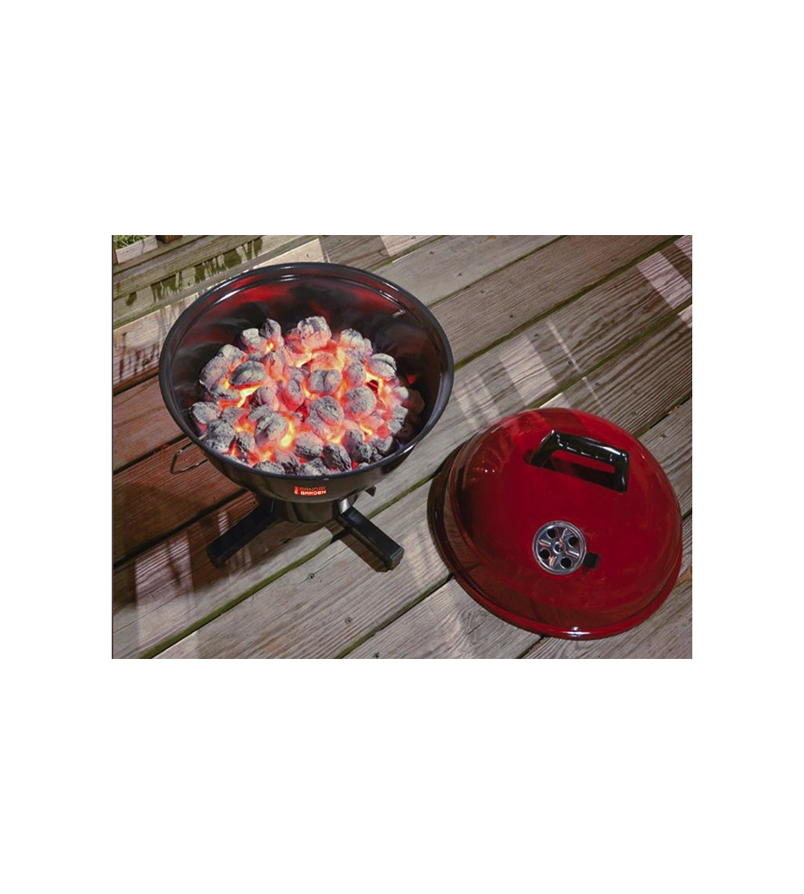 BARBECUE A CARBONELLA PORTATILE SANDRIGARDEN 36X36X46,5 CM