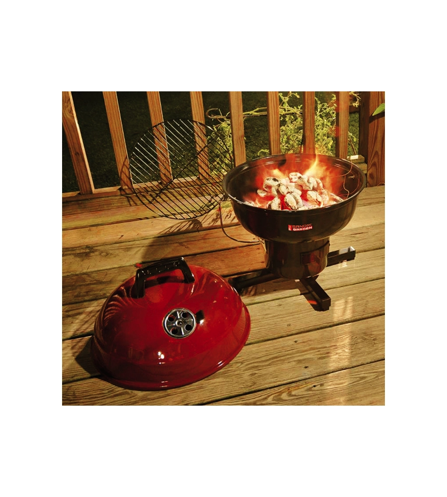 BARBECUE A CARBONELLA PORTATILE SANDRIGARDEN 36X36X46,5 CM