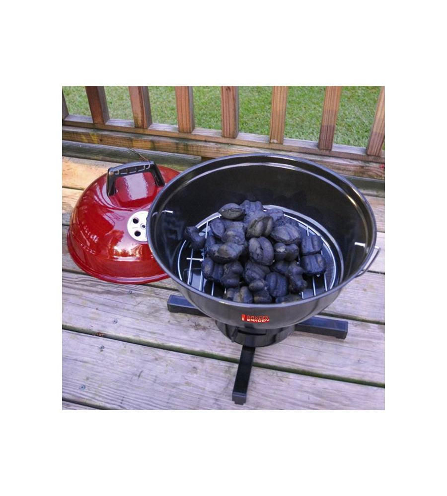 BARBECUE A CARBONELLA PORTATILE SANDRIGARDEN 36X36X46,5 CM