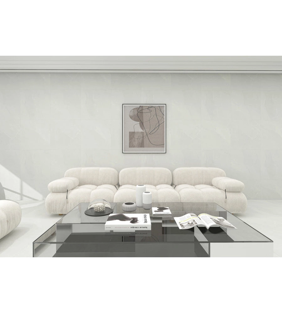 PIASTRELLA MURO SPC 3 MM MARMO BIANCO BERN 2,506 MQ, 3X457X914 MM - KIMONO