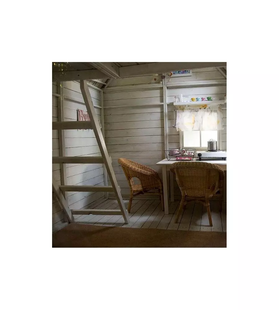 CASETTA DA GIARDINO PER BAMBINI IN LEGNO DOMUS "SOFIA" 157X248X218 CM