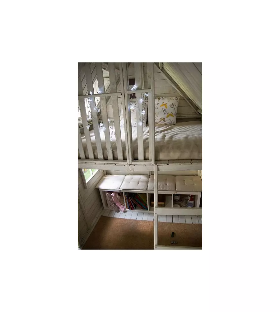 CASETTA DA GIARDINO PER BAMBINI IN LEGNO DOMUS "SOFIA" 157X248X218 CM