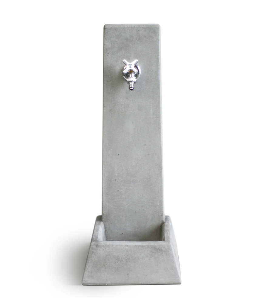 FONTANA DA GIARDINO VEDOVELLA "MALMO" GRIGIO, 27,5X35,5X77 CM - KAM