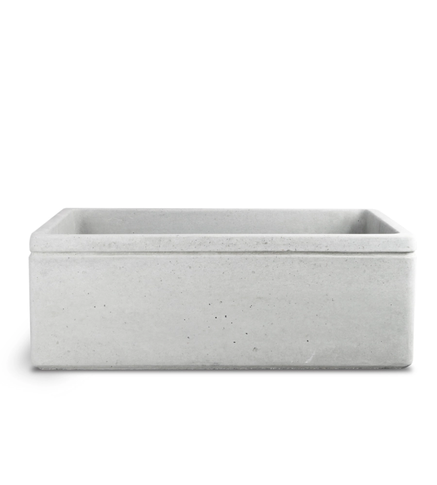 LAVELLO DA GIARDINO "LISBONA" GRIGIO, 50X40X18 CM - KAM