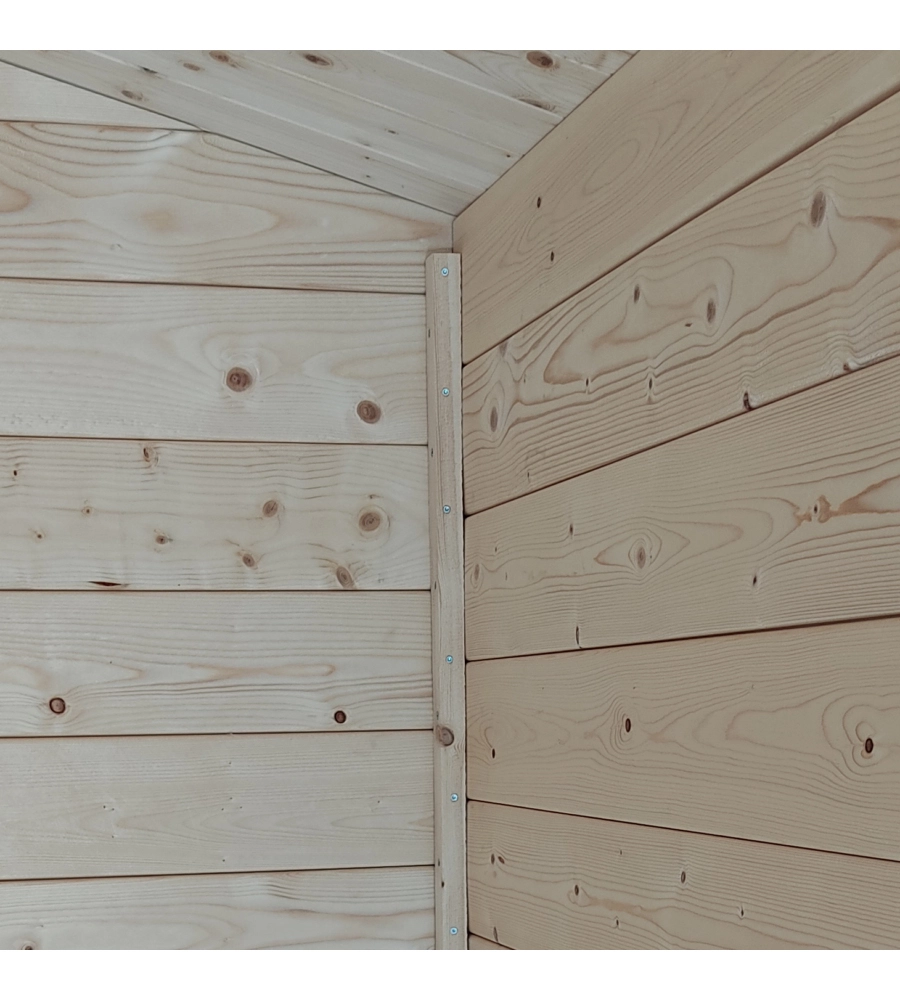 CASETTA IN LEGNO DA GIARDINO ALCE  "OPERA" IN ABETE 215X180X207 CM