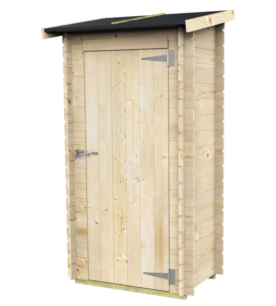 CASETTA IN LEGNO DA GIARDINO ALCE "ARTURO" IN ABETE 98X64X188 CM