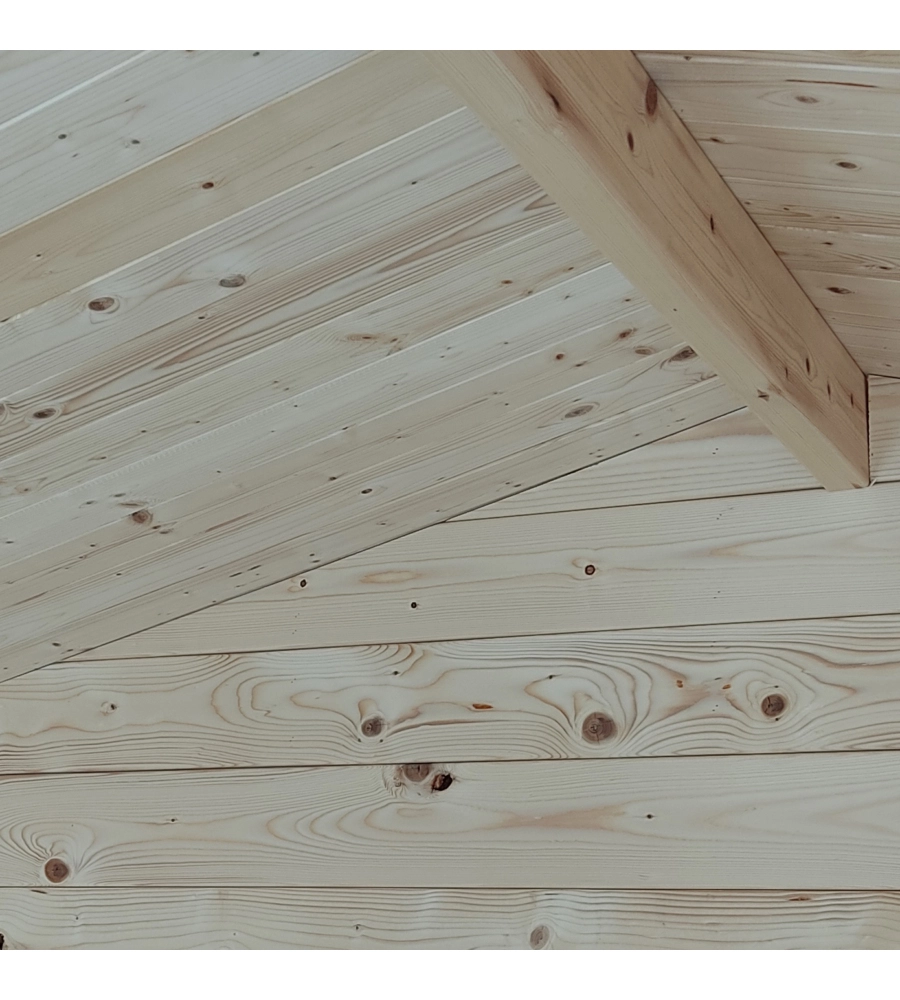 CASETTA IN LEGNO DA GIARDINO ALCE "VANIGLIA" IN ABETE 200X207X214 CM