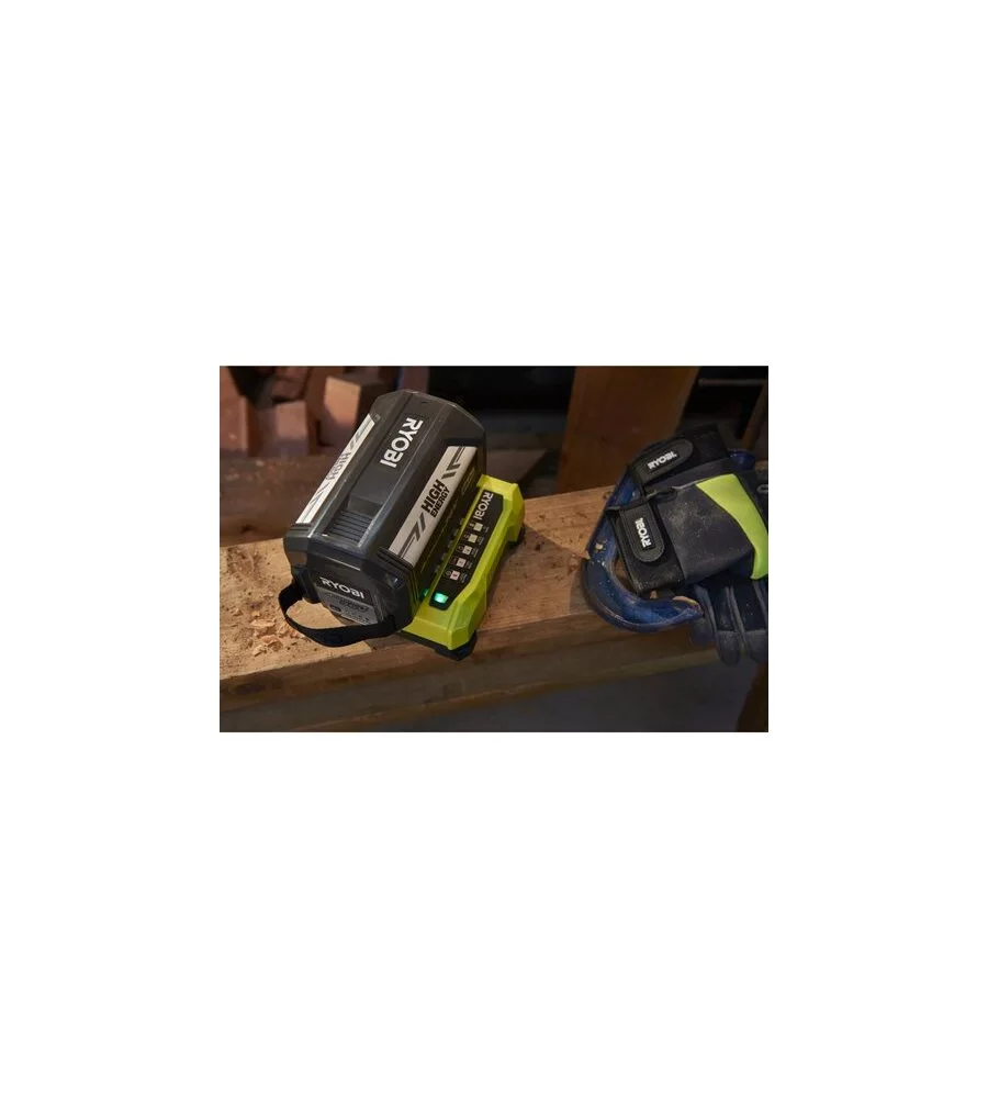 KIT CARICABATTERIE SINGOLO RAPIDO E BATTERIA DI RICAMBIO RYOBI "RY36BC60A-160" 36V 6AH