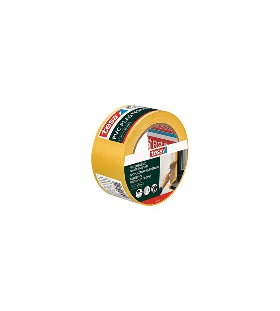 NASTRO PER INTONACATURA IN PVC,  50 MM X 33 MT - TESA