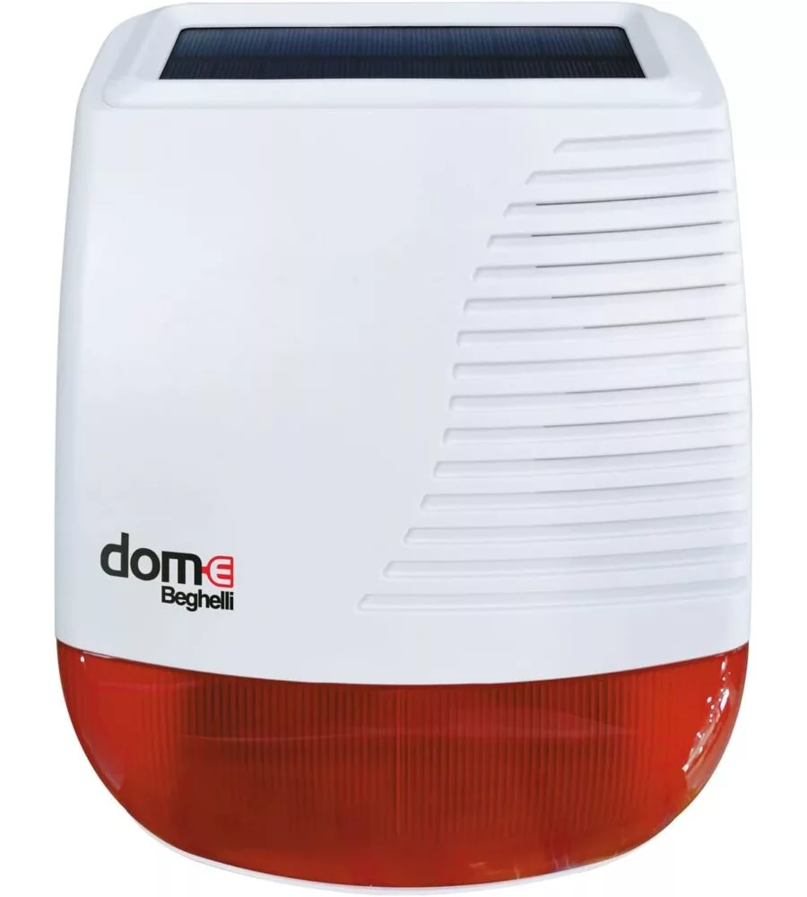 SIRENA ALLARME DA ESTERNO AUTOALIMENTATA A BATTERIA A CONTROLLO WIRELESS