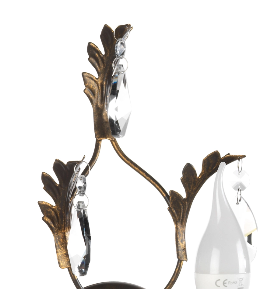 APPLIQUE "TERESA" BRONZO, E14
