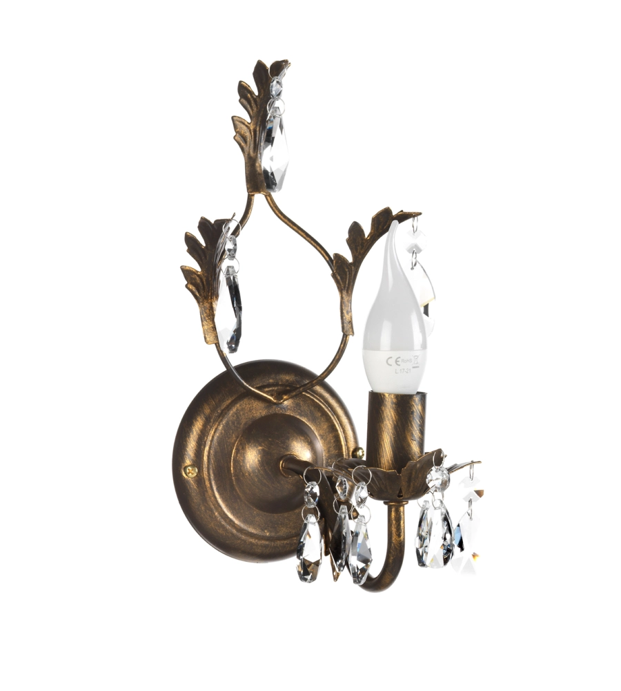 APPLIQUE "TERESA" BRONZO, E14