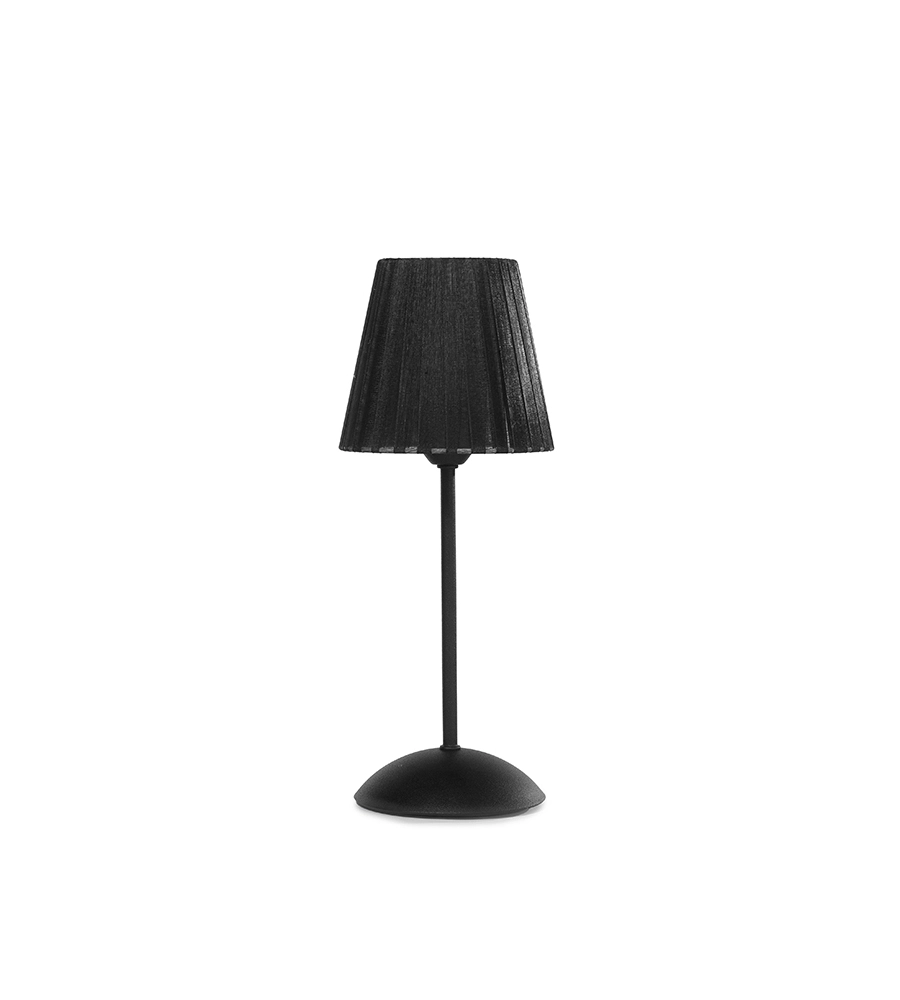 LAMPADA DA TAVOLO "LORIS" NERO, E14