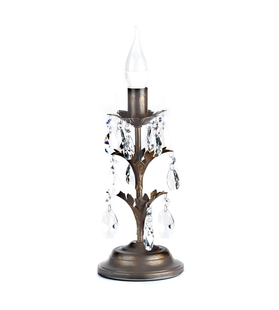 LAMPADA DA TAVOLO "TERESA" BRONZO, E14