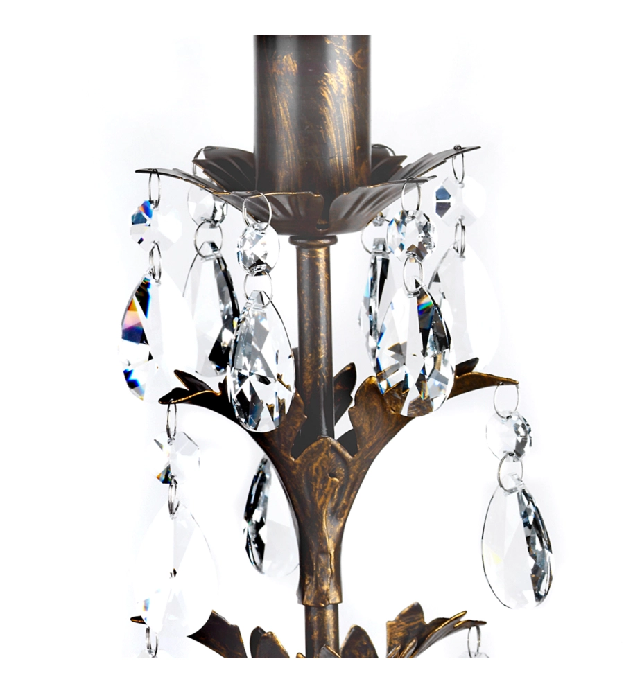 LAMPADA DA TAVOLO "TERESA" BRONZO, E14