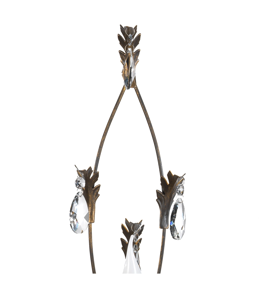 APPLIQUE 3 LUCI "TERESA" BRONZO, E14
