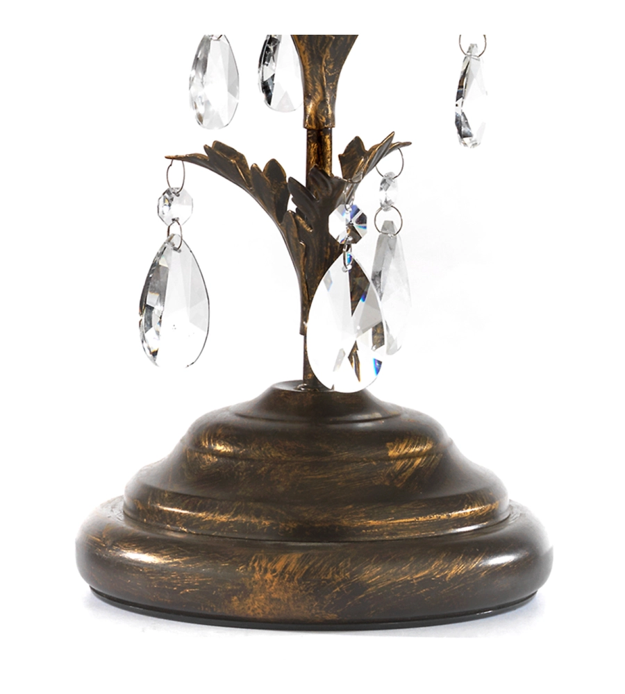 LAMPADA DA TAVOLO GRANDE "TERESA" BRONZO, E14