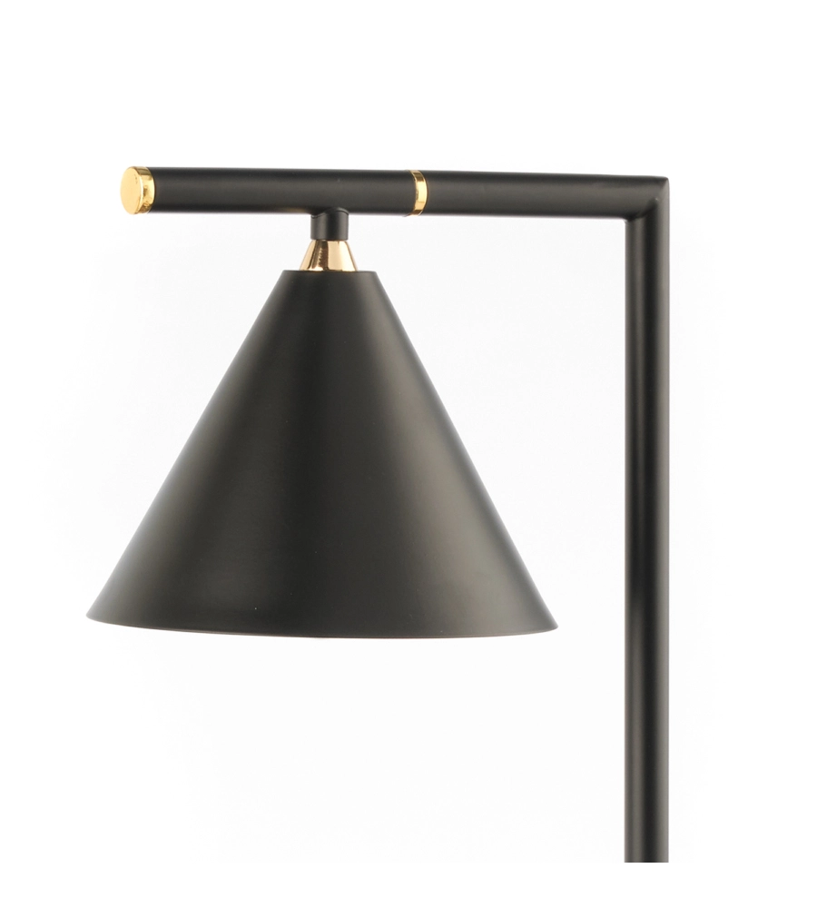 LAMPADA DA TAVOLO "TAKA" NERO, E27