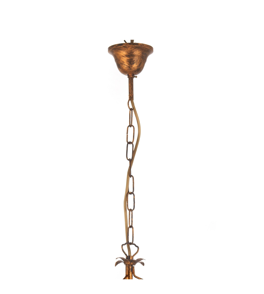 LAMPADARIO A 3 LUCI "TERESA" BRONZO, E14