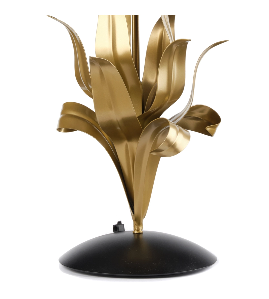 LAMPADA DA TAVOLO "DRUSILLA" NERA E ORO, E27