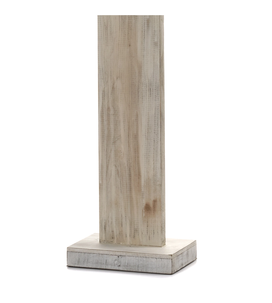 PIANTANA "GEA" LEGNO E CORDA, E27