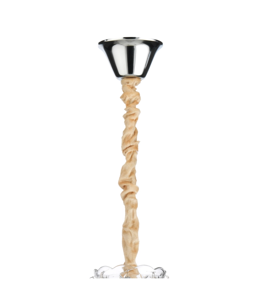 LAMPADARIO A 8 LUCI "SVETLANA" CRISTALLO/CROMO, E14