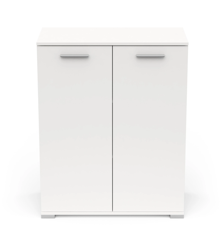 MOBILE 2 ANTE "IZZY" BIANCO OPACO, 79,7X35,1X101,7 CM