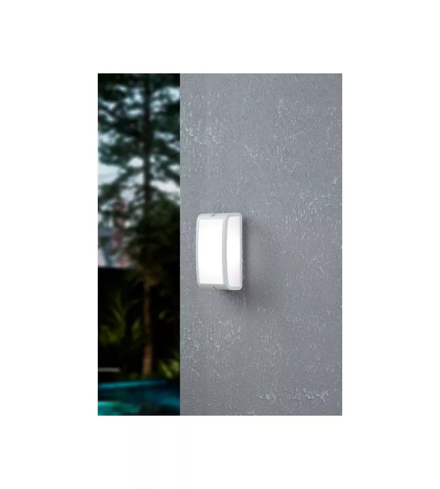 APPLIQUE LED DA ESTERNO EGLO "CAMARDA" BIANCO 4000K