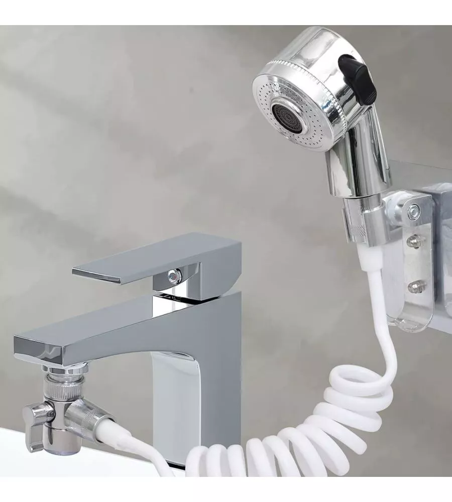 DOCCINO MULTIFUNZIONE CON TUBO A SPIRALE