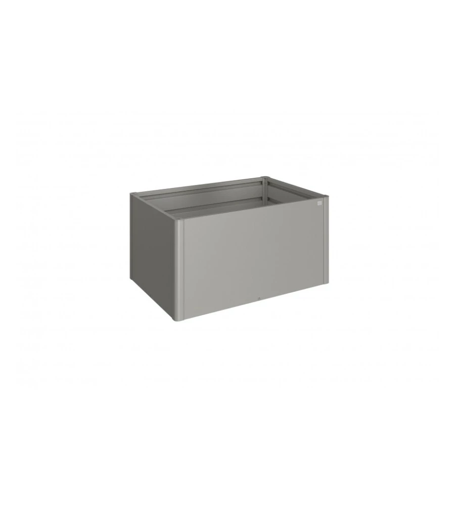 AIUOLA RIALZATA DA ESTERNO GRIGIO QUARZO METALLIZZATO, MISURA 1,5X1 - BIOHORT