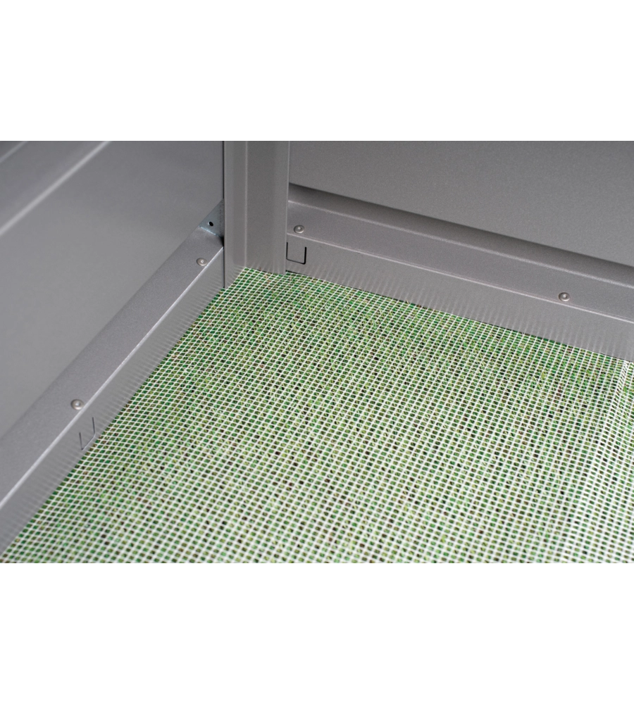 AIUOLA RIALZATA DA ESTERNO ARGENTO METALLIZZATO, MISURA 2X1 - BIOHORT