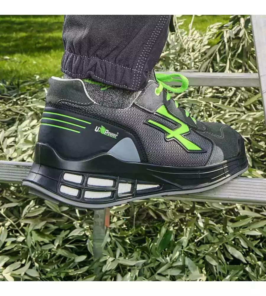 SCARPA ANTINFORTUNISTICA U-POWER "EGON" VERDE TG 41