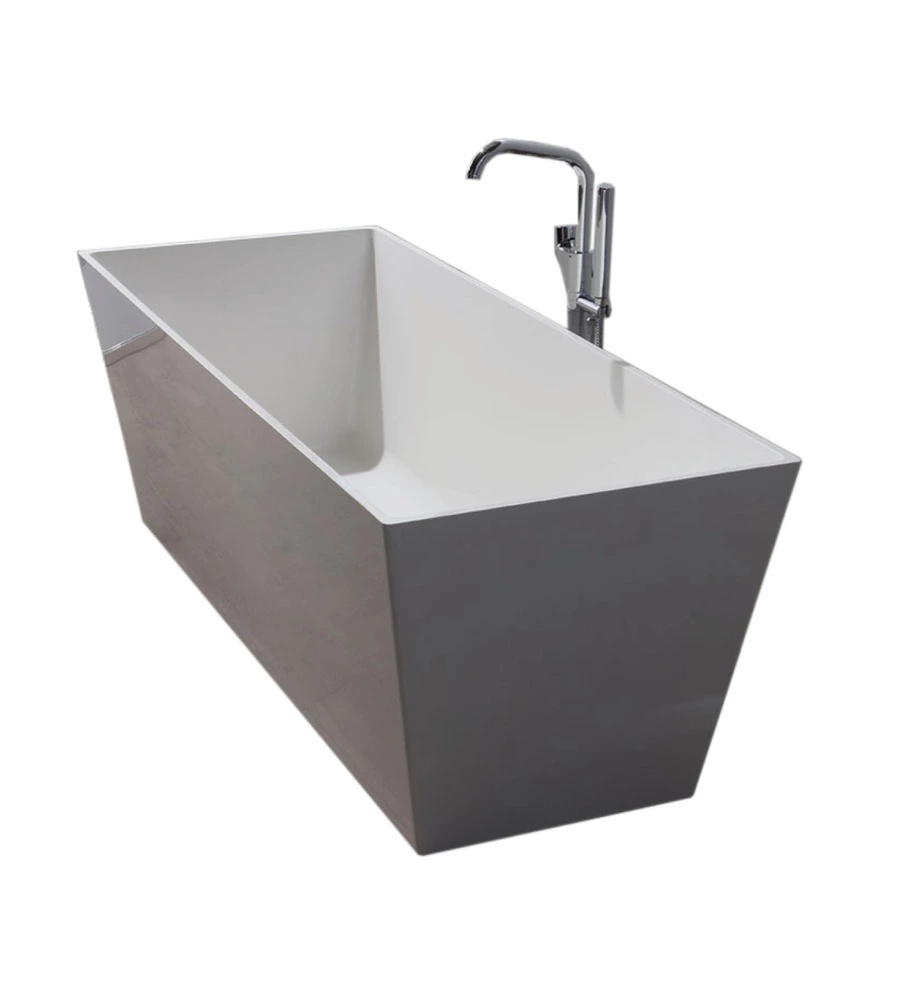 VASCA DA BAGNO "COMO" BIANCO LUCIDO, 157X71X56 CM