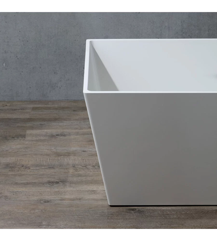 VASCA DA BAGNO "COMO" BIANCO LUCIDO, 157X71X56 CM