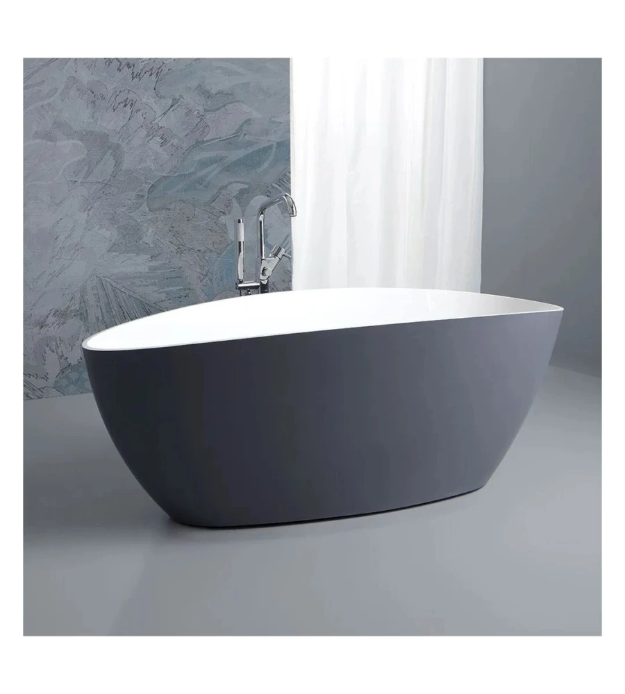 VASCA DA BAGNO "MAGGIORE" GRIGIA, 157X71X56 CM