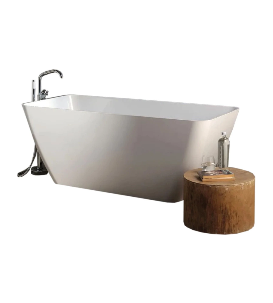 VASCA DA BAGNO "TRANSIMENO" BIANCA, 159X70,5X61,8 CM