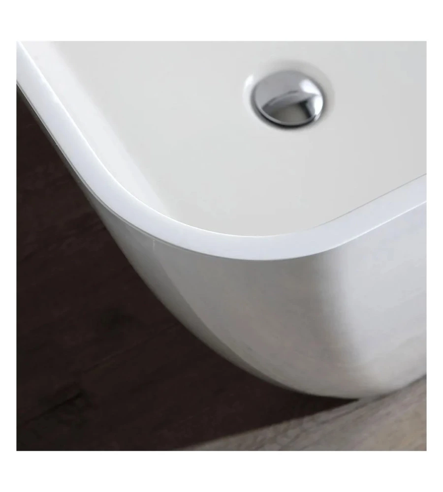 VASCA DA BAGNO "TRANSIMENO" BIANCA, 159X70,5X61,8 CM