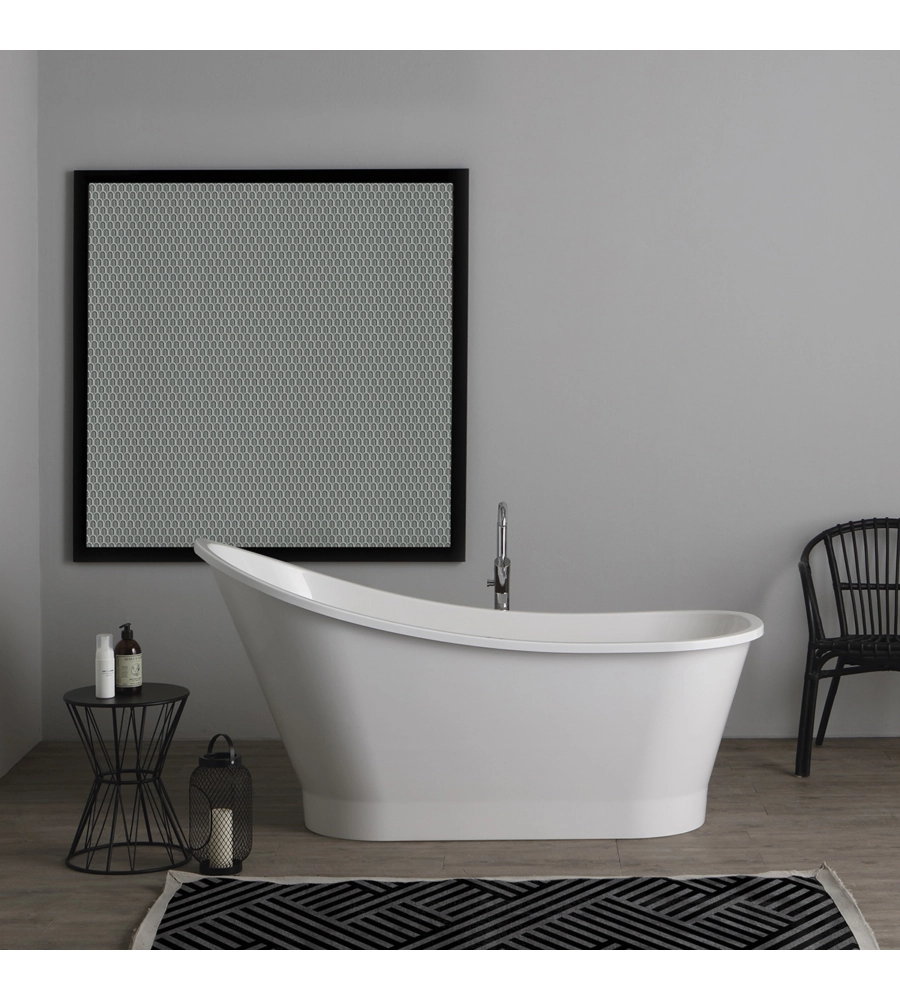 VASCA DA BAGNO "RESIA" BIANCA, 159X80X49 CM