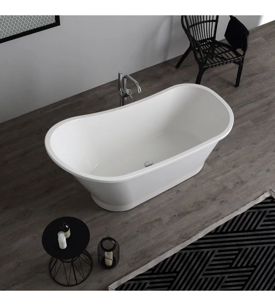 VASCA DA BAGNO "RESIA" BIANCA, 159X80X49 CM