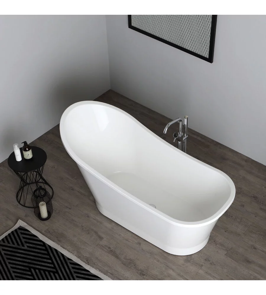 VASCA DA BAGNO "RESIA" BIANCA, 159X80X49 CM