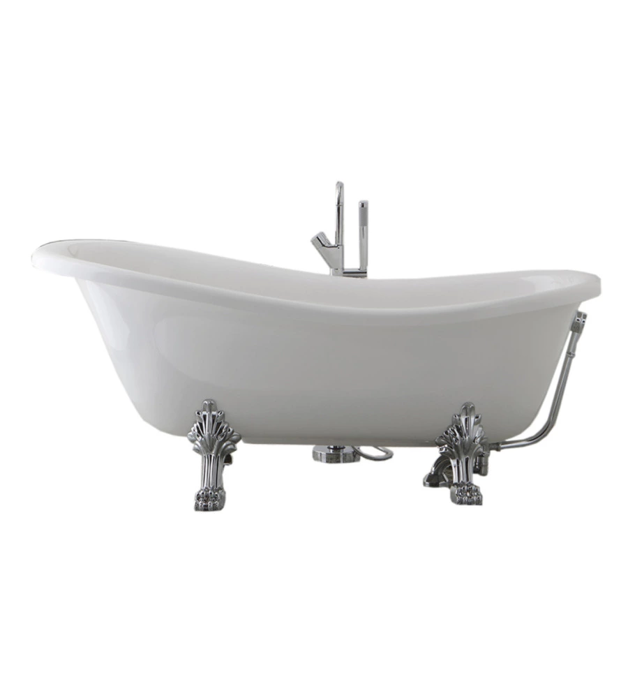 VASCA DA BAGNO "CAREZZA" BIANCA, 167X75,2X64,3 CM