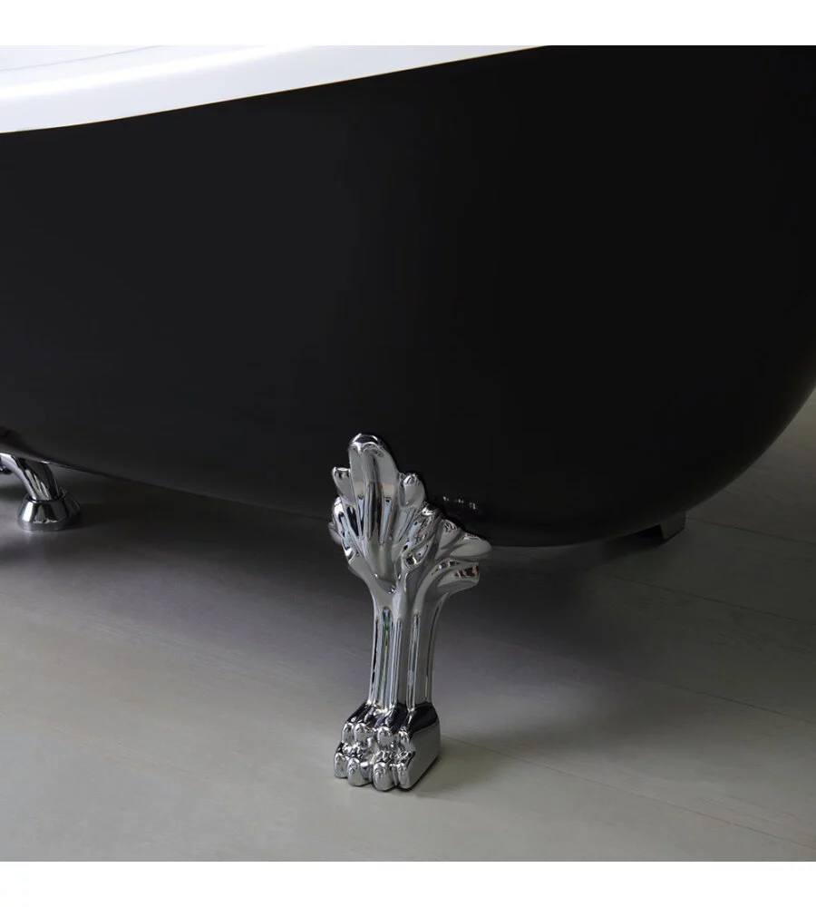 VASCA DA BAGNO "CAREZZA" NERA, 167X75,2X64,3 CM