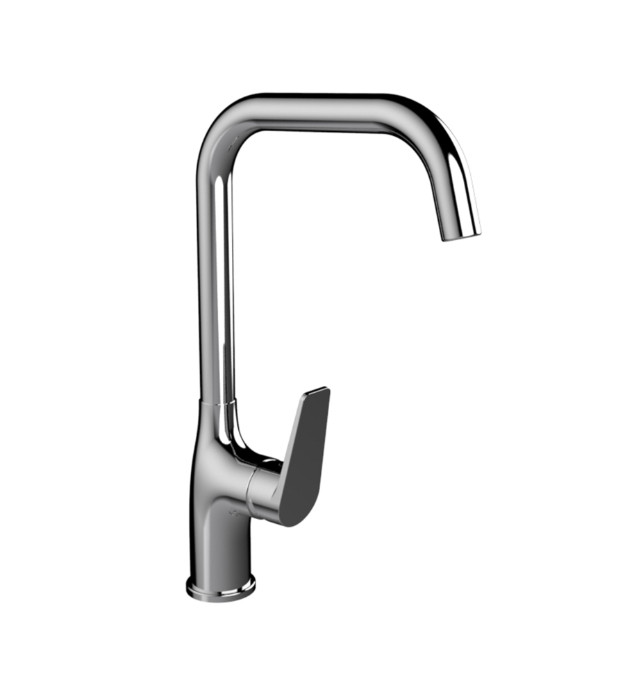 MISCELATORE MONOCOMANDO LAVELLO BOCCA ALTA IDRO-BRIC "KALOS" CROMO 35 MM