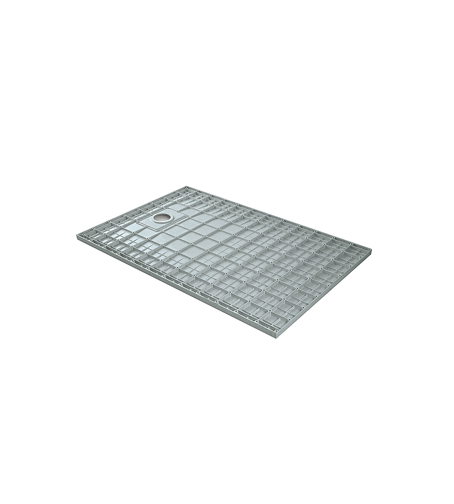 PIATTO DOCCIA EFFETTO PIETRA GRIGIO, 80X140 CM