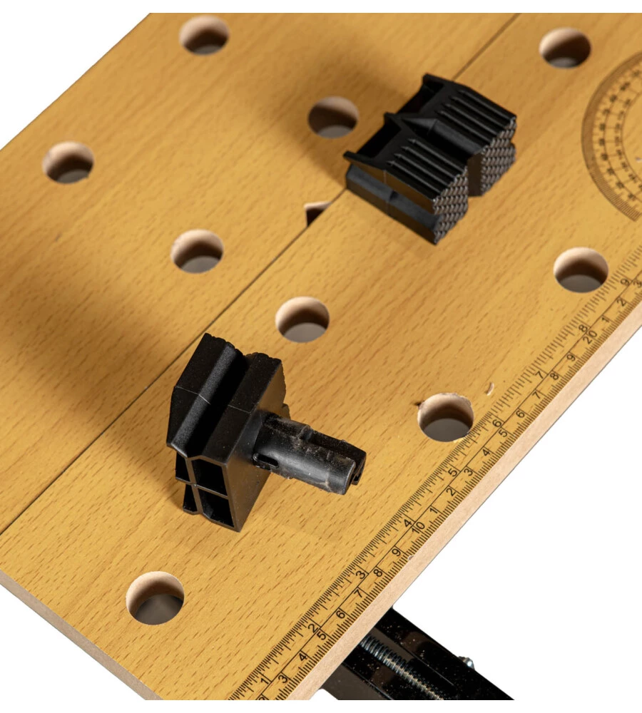 CAVALLETTO BANCO DA LAVORO IN METALLO, PORTATA MASSIMA 100 KG - 60.5X65XH76 CM
