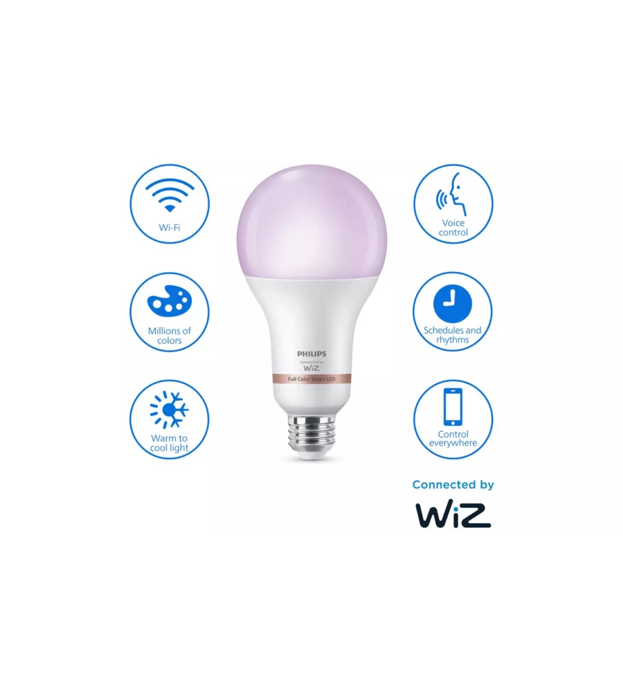 LAMPADINA SMART PHILIPS SMART LED E27, 2452 LM