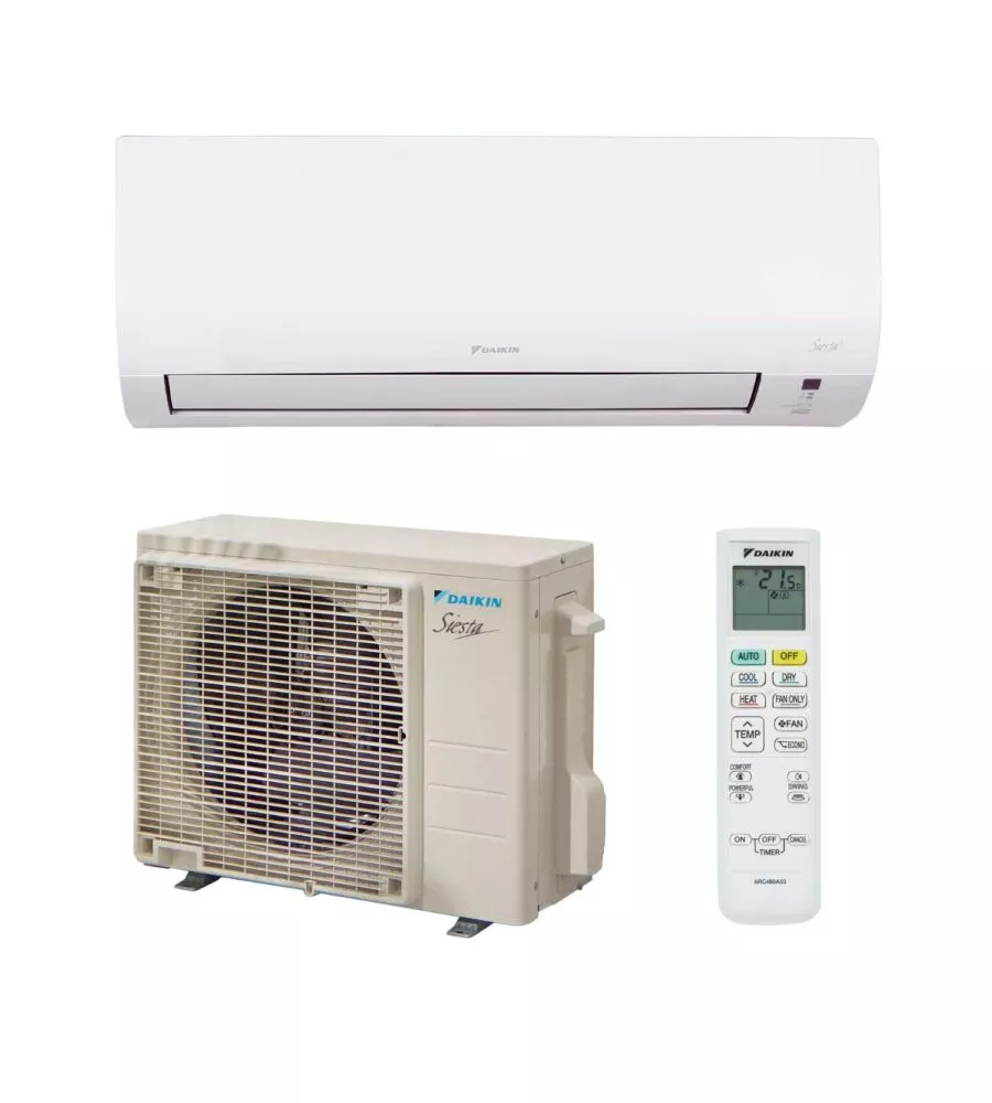 CLIMATIZZATORE CALDO FREDDO DAIKIN POMPA DI CALORE "SUPERPLUS" MONOSPLIT E UNITÀ ESTERNA 12000 BTU CON WI-FI