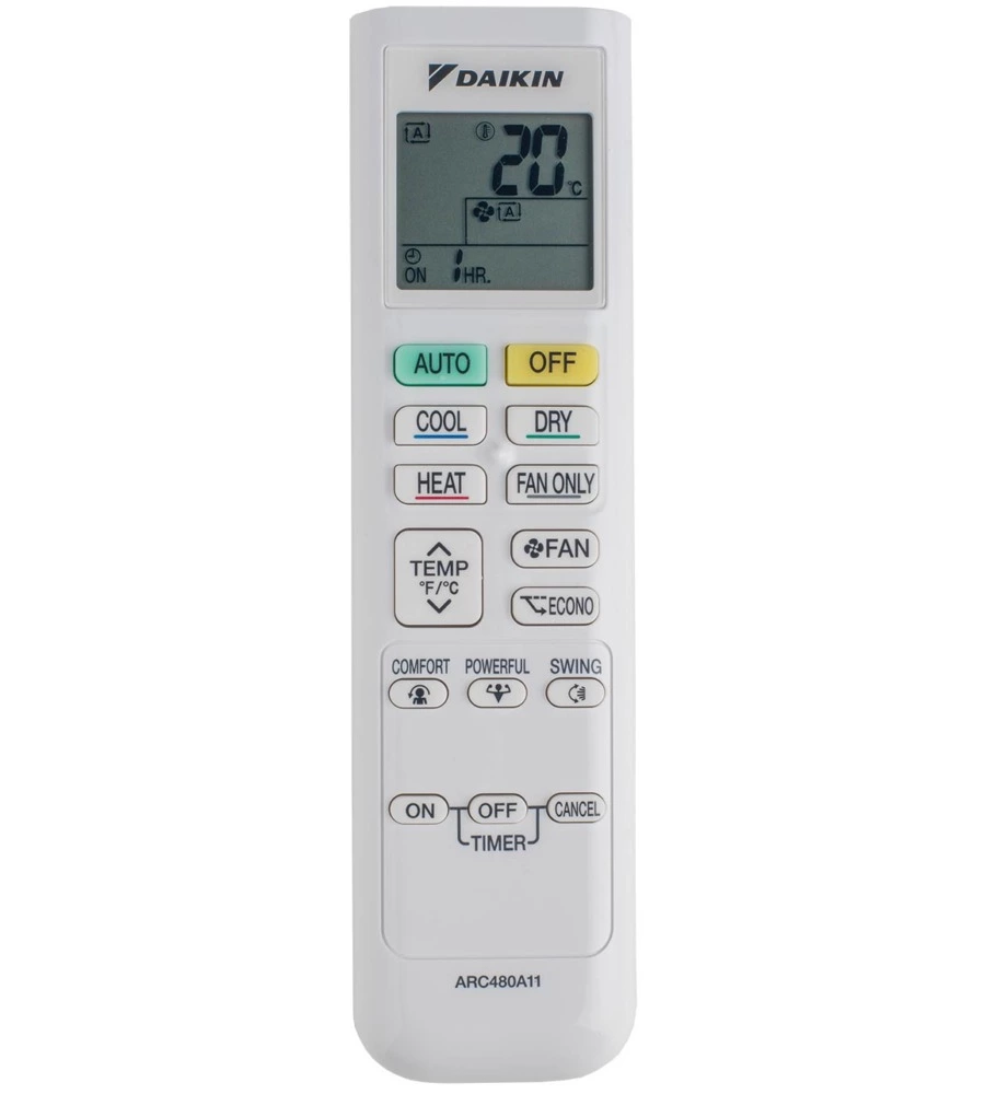 CLIMATIZZATORE CALDO FREDDO DAIKIN POMPA DI CALORE "SUPERPLUS" MONOSPLIT E UNITÀ ESTERNA 12000 BTU CON WI-FI