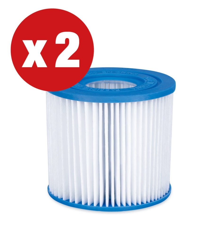 SET 2 PEZZI FILTRO A CARTUCCIA PER POMPA PISCINA POLYGROUP TIPO II DA 2271 LT/H